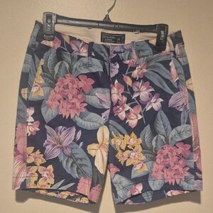 Abercrombie & Fitch Multicolor Floral Shorts
